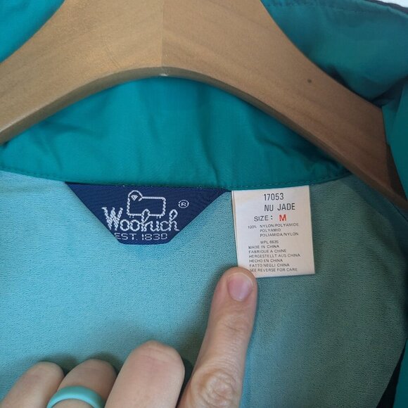 Vintage 90s Woolrich Windebreaker, Sz M - Picture 3 of 6